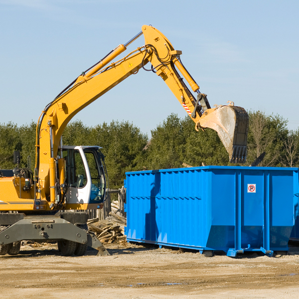 are there any restrictions on where a residential dumpster can be placed in Lonaconing Maryland